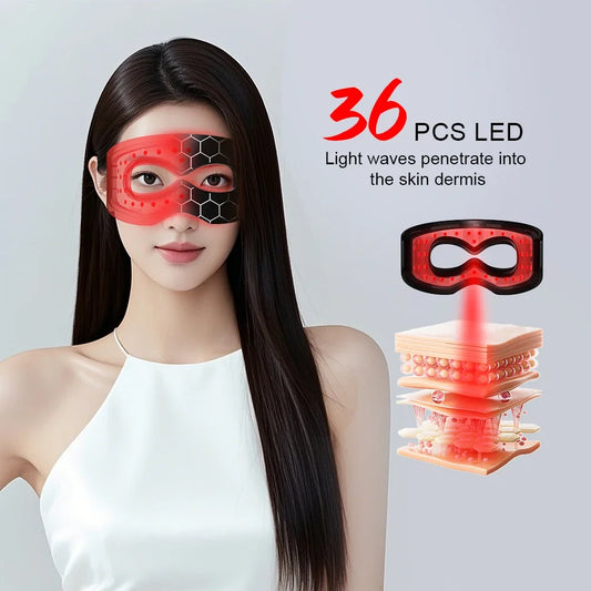 LED Red Light Eye Mask