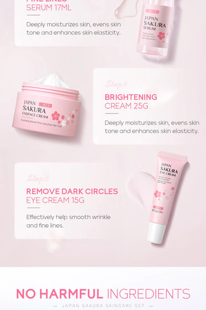 LAIKOU Sakura 5pcs Skin Care Kit