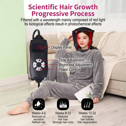 LEDs Anti Hair Loss Treatment Scalp Care Growth Cap