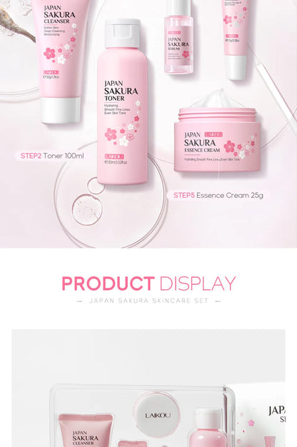 LAIKOU Sakura 5pcs Skin Care Kit