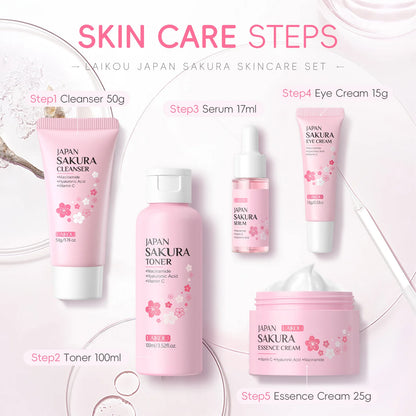 LAIKOU Sakura 5pcs Skin Care Kit