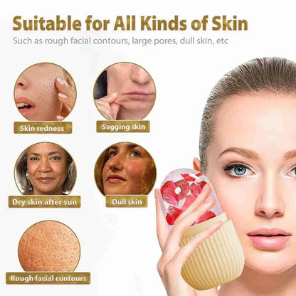 Ice Face Roller  Beauty Massage Shrink Pores Multifunctional Mold