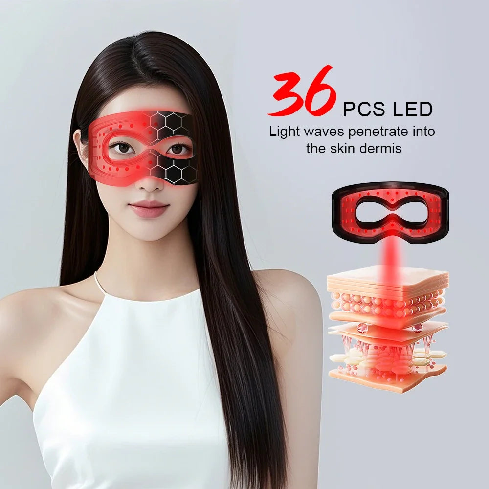 LED Red Light Eye Mask