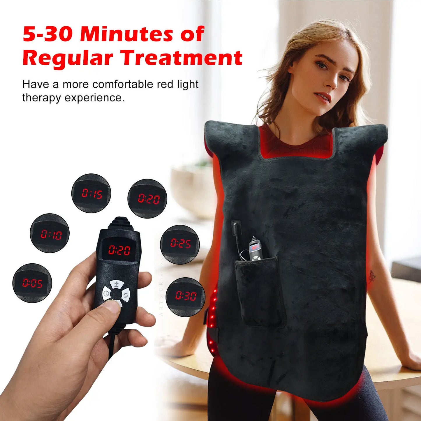 Red Light Therapy Vest for Body