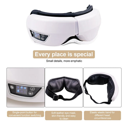 Eye Massager with Heat Vibration