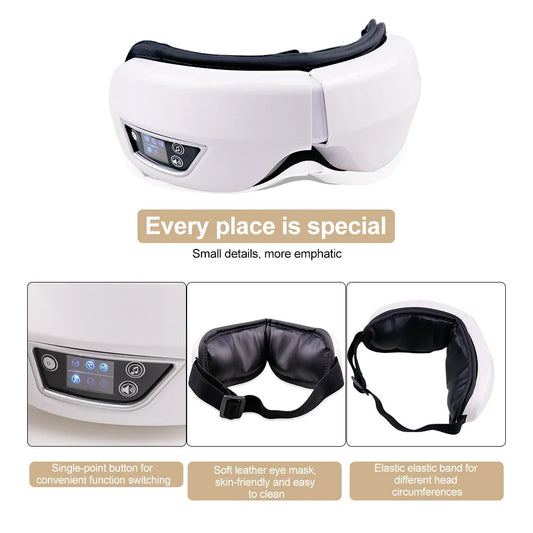Eye Massager with Heat Vibration