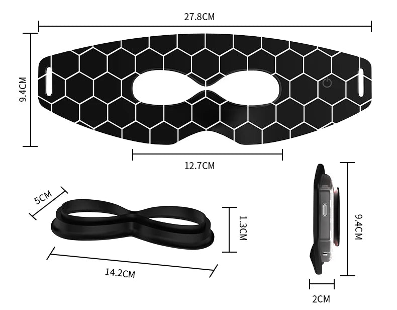LED Red Light Eye Mask