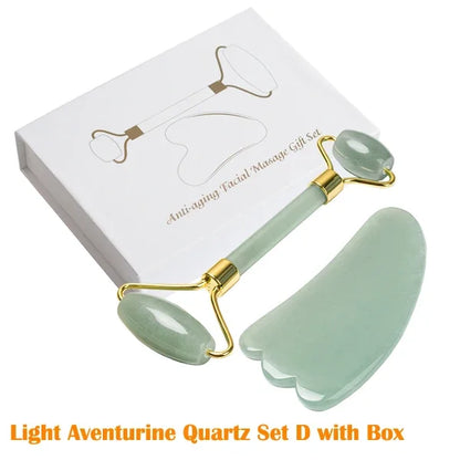 Jade Roller Gua Sha Set