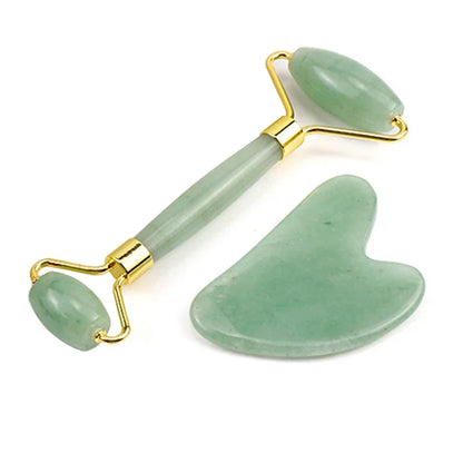 Jade Roller Gua Sha Set