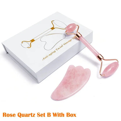 Jade Roller Gua Sha Set