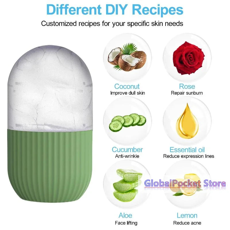 Ice Face Roller  Beauty Massage Shrink Pores Multifunctional Mold