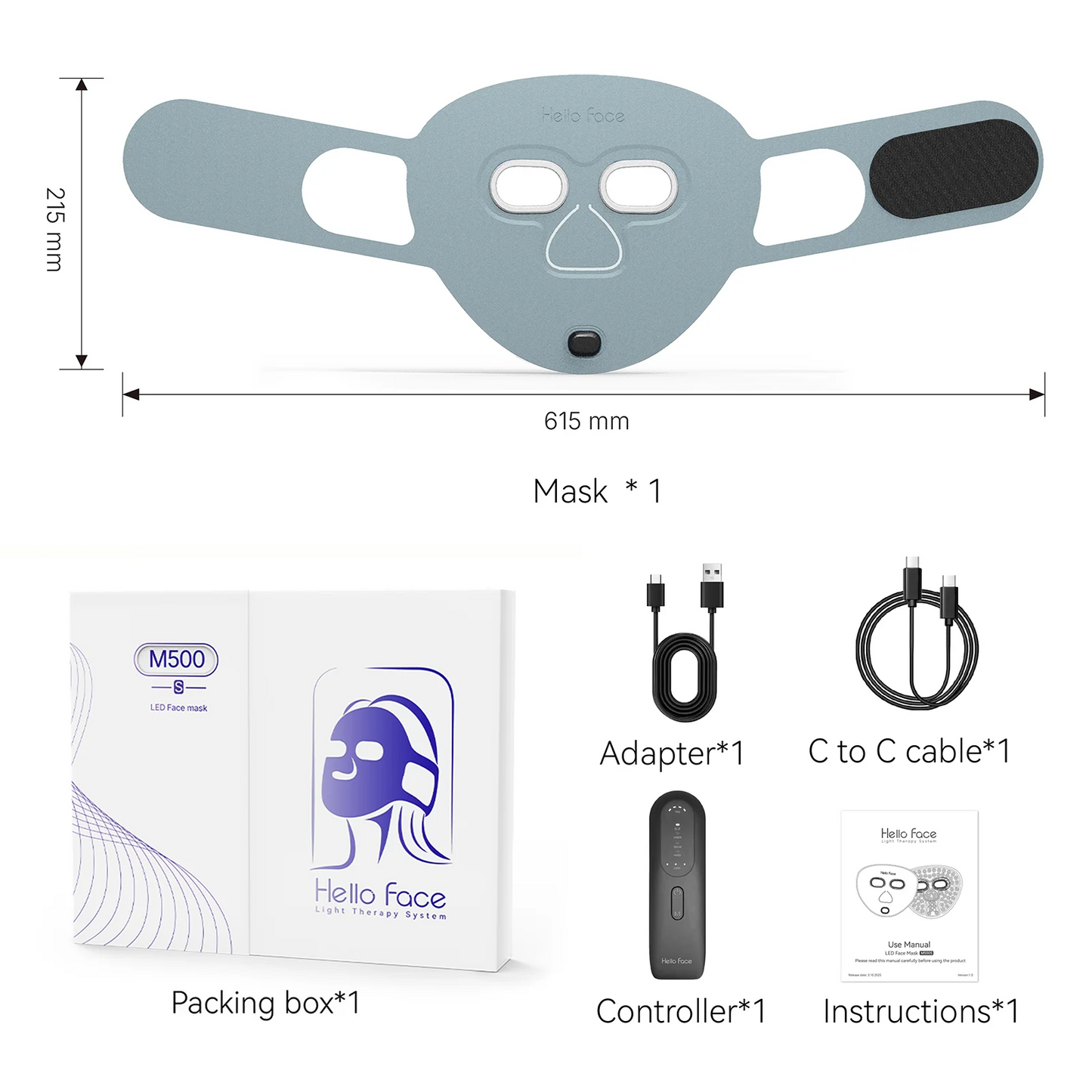 High-Fit Face Photon Mask