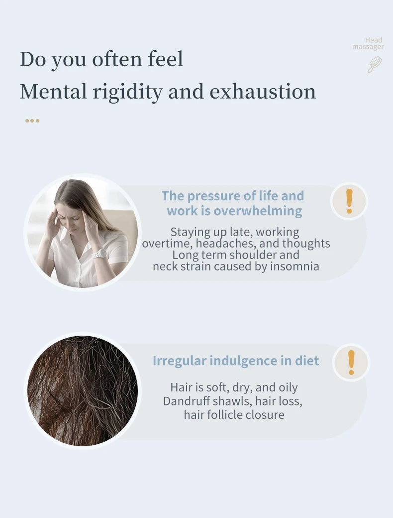 Multifunctional Electric Scalp Massage Comb