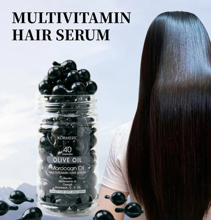 40 Capsules Bottle of Hair Care Essential Oil