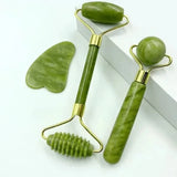 Natural jade roller massager