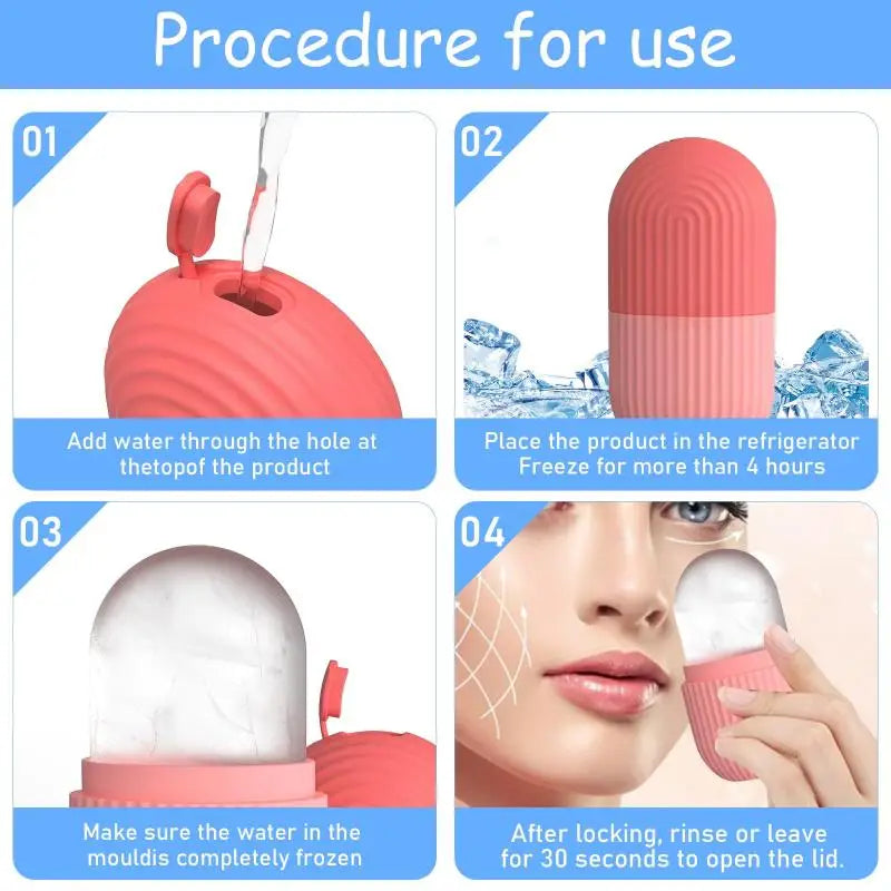 Ice Face Roller  Beauty Massage Shrink Pores Multifunctional Mold