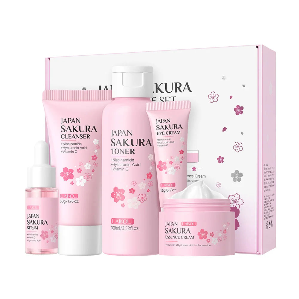 LAIKOU Sakura 5pcs Skin Care Kit