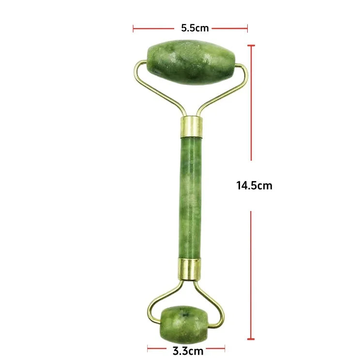 Natural jade roller massager