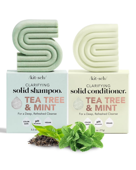 EcoPure Mint & Tea Tree Hair Care Set